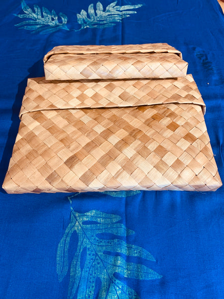 ʻEke Lauhala Clutch Bag