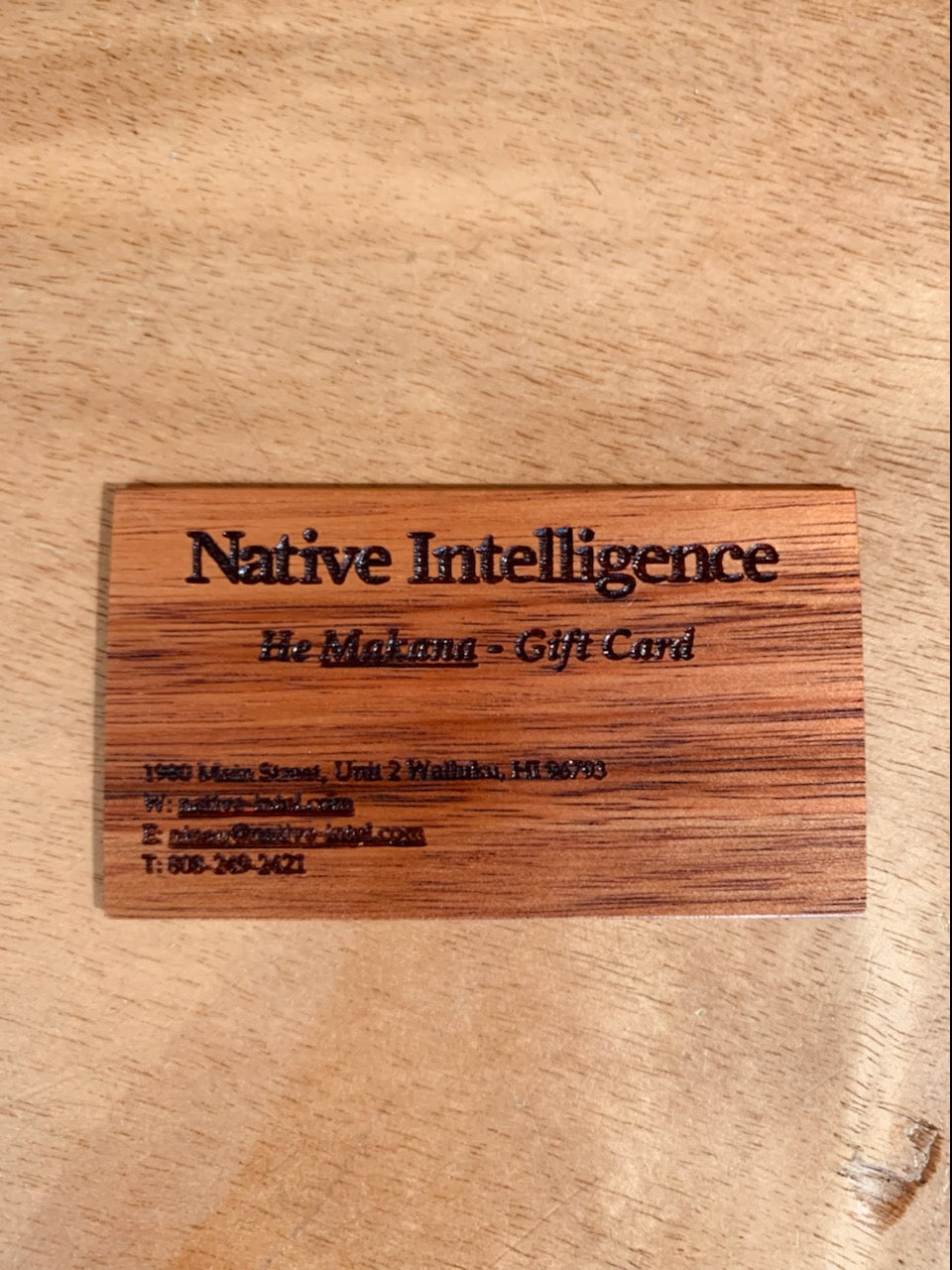 Native Intelligence Gift Card