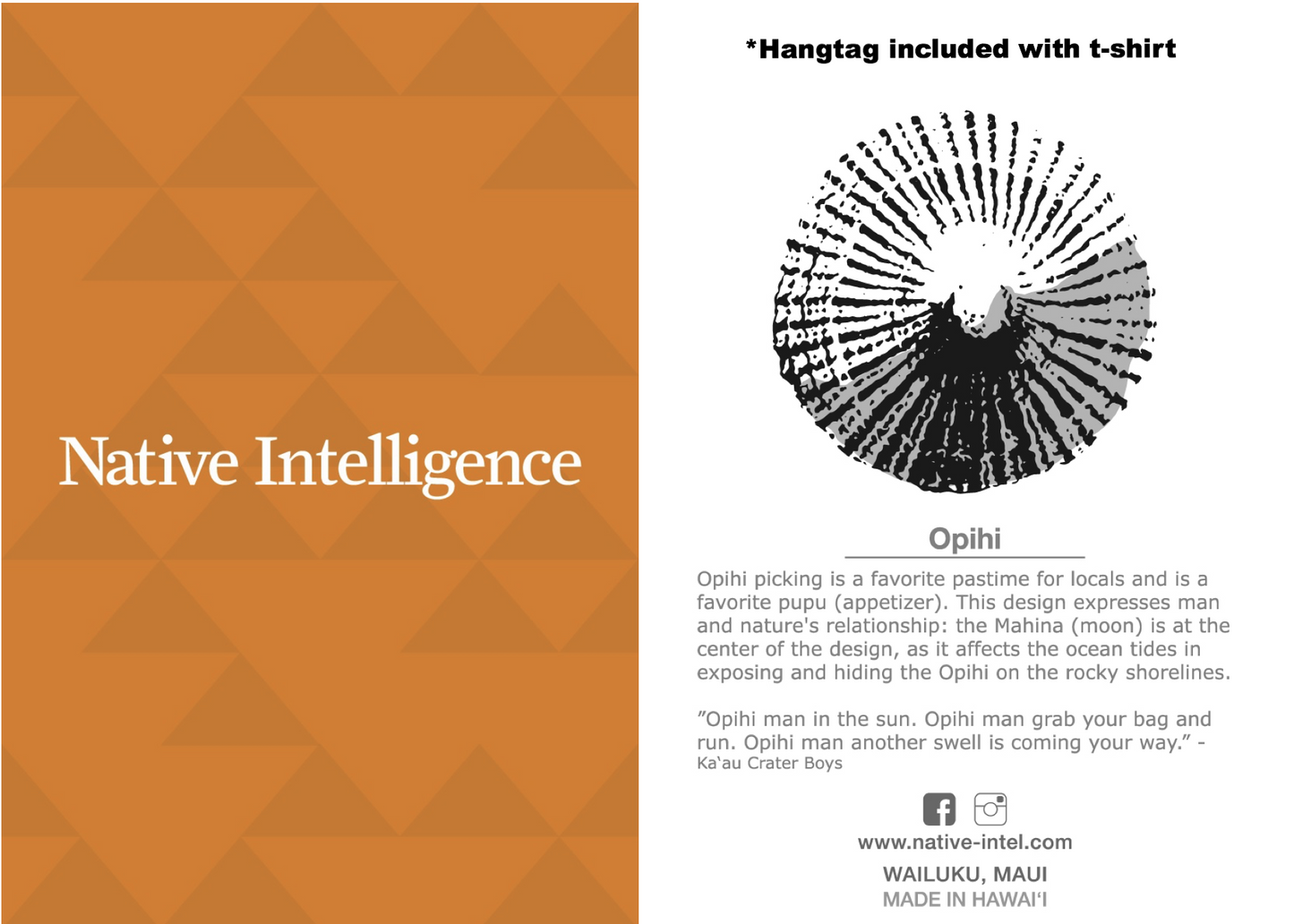 NI Designs ʻOpihi T-Shirt Black