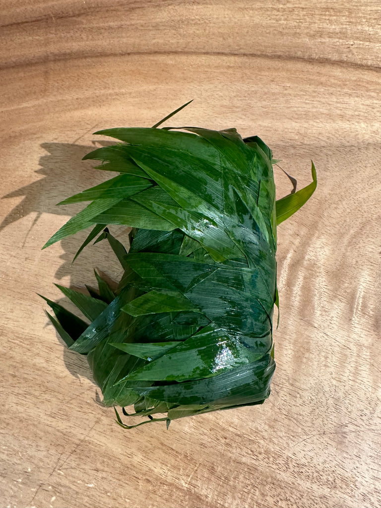 Native Lei Double Ti Leaf Maile Lei (Fresh or Frozen) | Native Intelligence