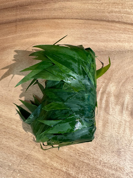 Double Ti Leaf Maile Lei (Fresh or Frozen)-PICK UP  DATE & TIME in "Special Instructions" textbox