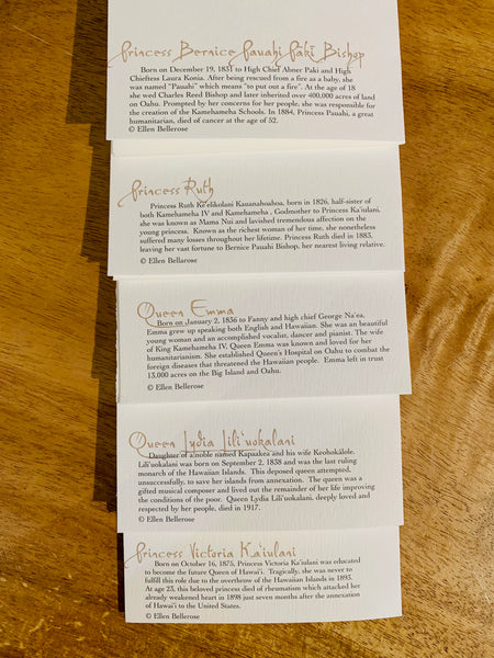 Hawaiian Monarchy Notecards