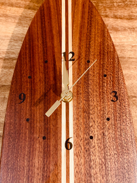 Koa Wood Wall Clocks