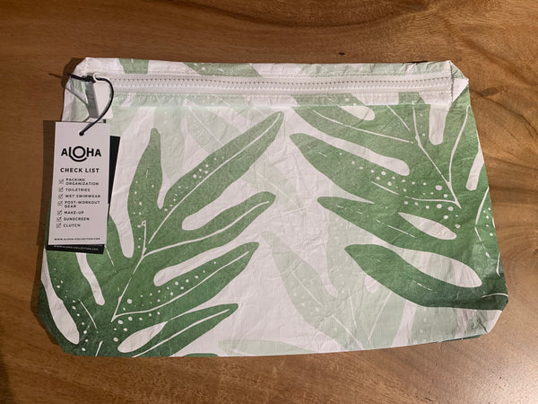 ALOHA COLLECTION  Splash Proof Travel Pouch Designed by Kupu Aʻe Molokaʻi