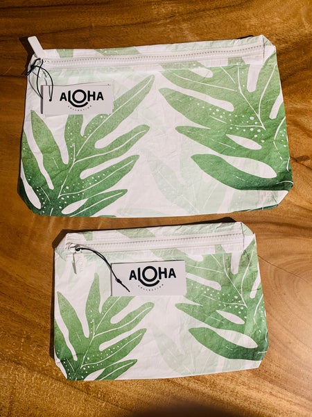 ALOHA COLLECTION  Splash Proof Travel Pouch Designed by Kupu Aʻe Molokaʻi