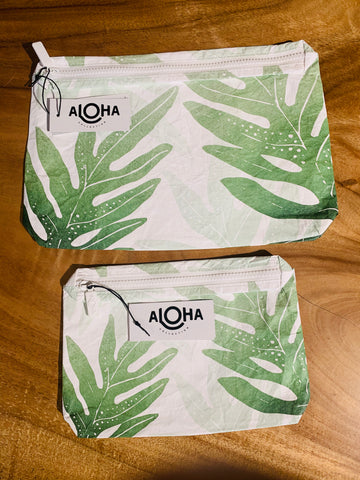 ALOHA COLLECTION  Splash Proof Travel Pouch Designed by Kupu Aʻe Molokaʻi