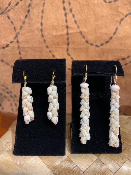 Molokaʻi Pūpū Momi Earrings
