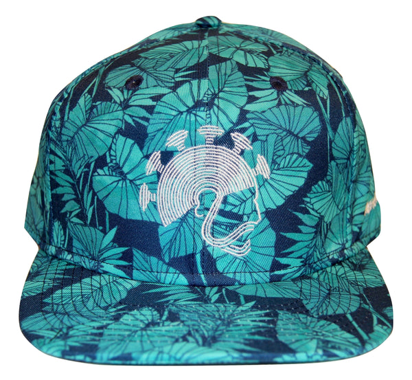 NI Designs Aliʻi Hat Turquoise Kalo