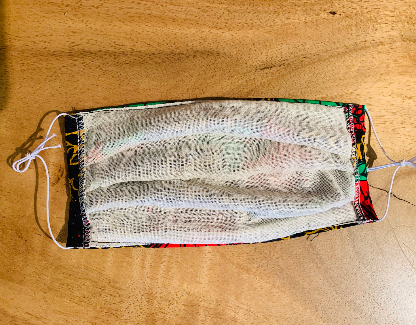 Gauze liner, adjustable elastic 