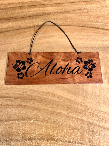 Aloha - Large 11" x 4"