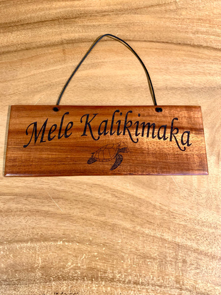 Mele Kalikimaka - Large 11" x 4"