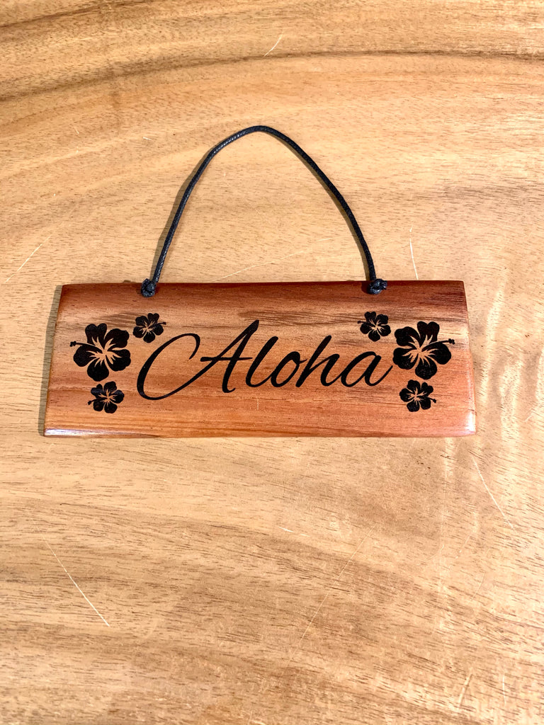 Aloha Collection Sign Aloha Wooden Sign