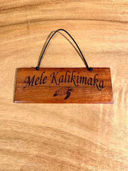 Mele Kalikimaka - Small 7" x 3"