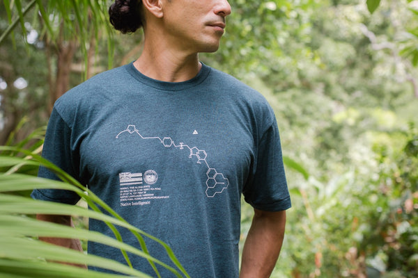 NI Designs Island Chain T-Shirt Aqua